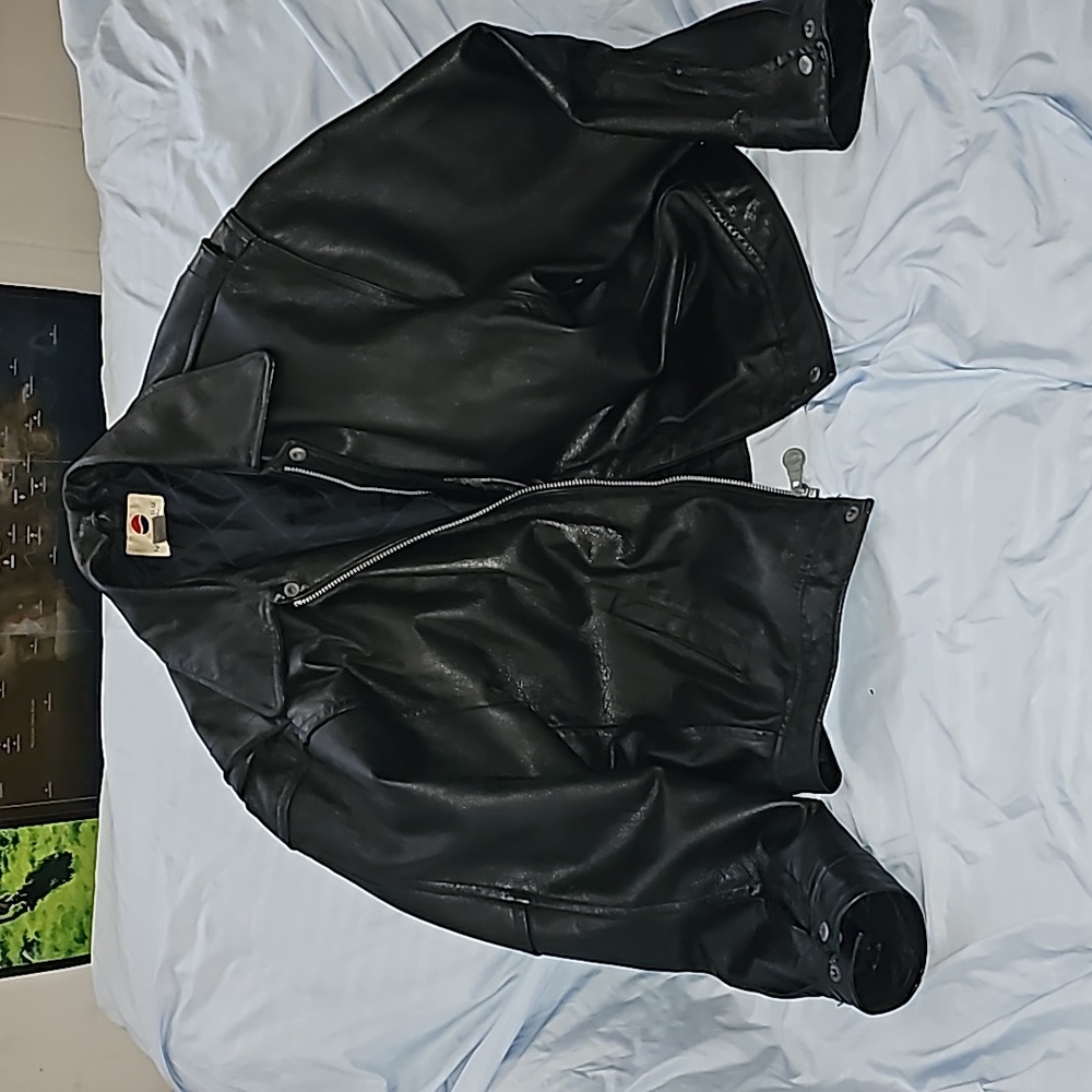 Nothing Else Is A Pepsi leather jacket size L